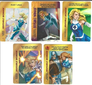INVISIBLE WOMAN - 1995 carte OVERPOWER TCG, Marvel [NEAR MINT NM+] FANTASTICHE 4 - Foto 1 di 2