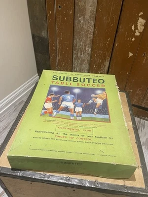 Subbuteo Continental Club Edition Table Soccer Game Vintage - Image 1 of 4