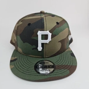 New Era 9Fifty Pittsburgh Pirates Camouflage Snapback MLB Hat Cap New - Picture 1 of 5