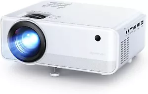 Mini Projector 6000 Lumen 1080P Supported,200'' Display 55000 Hrs LED Life, - Picture 1 of 9
