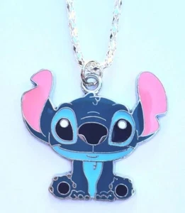 Stunning cute Lilo and Stitch Charm Girls Kids Disney Pendant 18” Chain Necklace - Picture 1 of 3