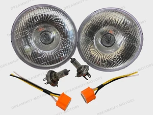 2 faros delanteros OEM Lucas F700 Land Rover Serie 12 2a MG Triumph LHD - Imagen 1 de 17