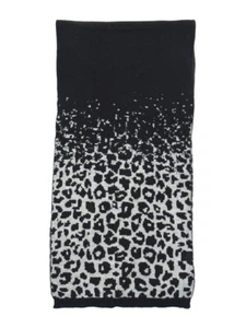 Calvin Klein Women's Reversible Animal Print Scarf (O/S, Black/Grey) - Picture 1 of 2