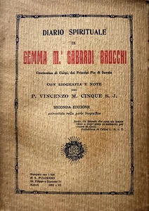 VINCENZO FIVE DIARY SPIRITUAL GEMMA BROCCHI GABARDI COUNTESSINA DI CARPI 1933 - Picture 1 of 12