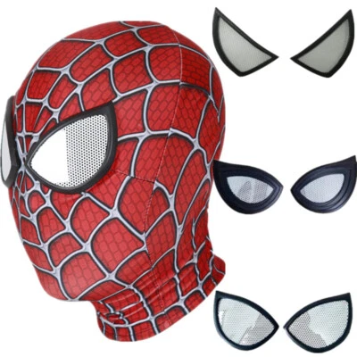 Spiderman Raimi Mask Lenses Cosplay Spider-Man Superhero Mask Halloween Party - Image 1 of 4