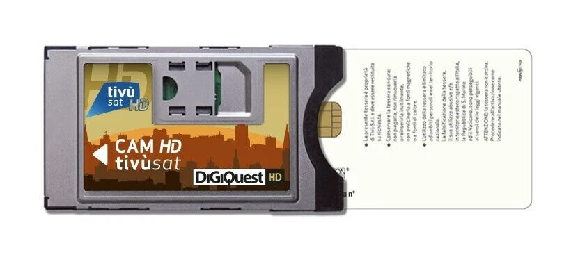 Digiquest tivùsat CAM HD Modulo d’Accesso Condizionato con Tessera HD