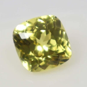 Zafiro amarillo natural de Ceilán facetado certificado GIE 6,25 quilates piedras preciosas sueltas 690 - Imagen 1 de 9
