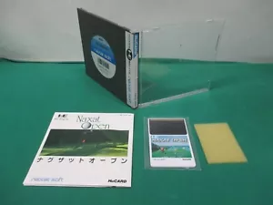 NEC PCEngine HuCARD -- NAXAT OPEN-- JAPAN. GAME. Work. 11053 - Picture 1 of 13