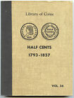 Un demi-cent pennies 1793 - 1857 bibliothèque de pièces Vol. Lot de 36 penny dossier - A781