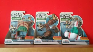 3 Star Wars Figuren-Set Zubehör Spielzeug Luke Skywalker Obi Wan Kenobi Neu OVP - Bild 1 von 4