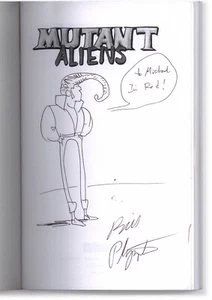 Mutant Aliens - Signed + Drawing + Inscribed by Bill Plympton - 1st Edition - Picture 1 of 2