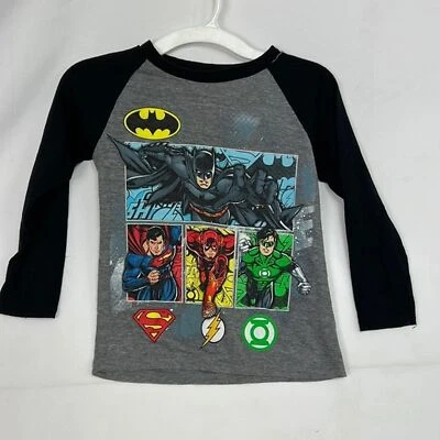 Matching Marvel Kids Long Sleeves Shirt Boys Cotton 2 PC Size M 5/6 & 5 #0250 - Изображение 1 из 4
