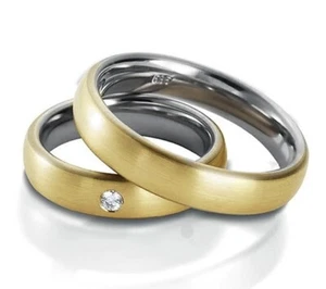 REIF-DESIGN - ELEGANTE TRAURINGE / EHERINGE  - GOLD - GROSSE AUSWAHL IM SHOP - Picture 1 of 1