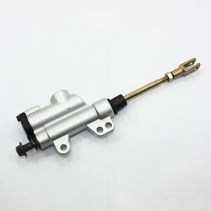 8mm Banjo Back Rear Hydraulic Brake Master Cylinder PIT PRO Dirt Bike ATV SILVER - Foto 1 di 4