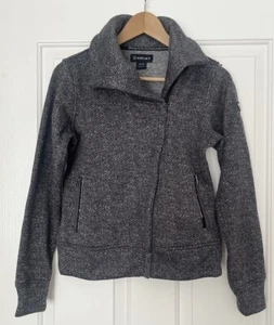 Ariat Contender Equestrian Fleece Grey Asymmetrical Jacket Zip Up X-Small XS - Picture 1 of 7