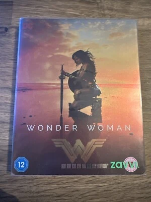 WONDER WOMAN 4K UHD + BLU RAY STEELBOOK OOP - FREE POST - Image 1 of 4