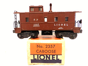 LIONEL POSTWAR -- A  #2357 LIONEL LINES SP CABOOSE WITH THE ORIGINAL BOX