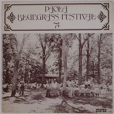  PAOLOA BLUEGRASS FESTIVAL: '74 Редкий ЧАСТНЫЙ Миссури Канзас ВИНИЛОВАЯ ПЛАСТИНКА ОЧЕНЬ ХОРОШЕЕ СОСТОЯНИЕ++ - Изображение 1 из 4