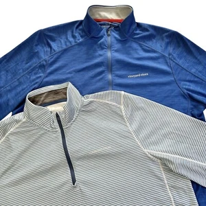 VINEYARD VINES (2) Performance 1/4 Zip Pullover Size XXL Blue Long Sleeve 2XL - Picture 1 of 21