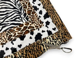 Animal Fur Fabric Faux Ponyskin Valboa Short-Pile Costume Dressmaking Material - Picture 1 of 25