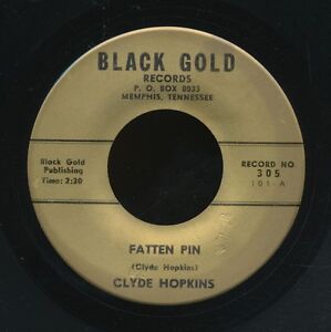 45bs  -Blues-BLACK GOLD 305-Clyde Hopkins ( The man who taught Elvis)