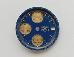 Breitling Blue Dial + Bezel Tachimeter for Chronomat 81950 13047 13048 13050 - Picture 1 of 4