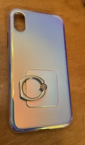 Velvet Caviar iPhone 10 (X) Nebula Case, Iridescent Blue/pink - Picture 1 of 4