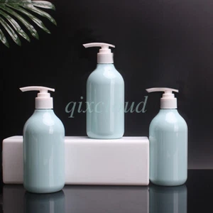 Refillable 300ml Empty Plastic Lotion pump Bottles Cream Gel Cosmetic Containers - Picture 1 of 13