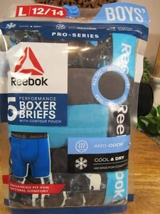 Reebok Boys Performance Boxer Briefs 9 Pack - Anti Microbial Anti Odor L (12-14) - Picture 1 of 7