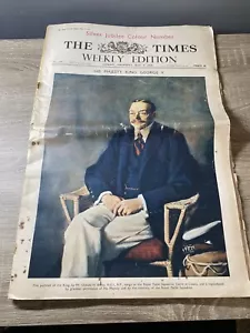 The Times 9 May 1935 King George V Silver Jubilee Commemorative Newspaper - Picture 1 of 2
