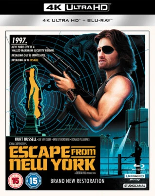 Escape from New York Blu-ray (2019) Kurt Russell, Carpenter (DIR) cert 15 3 - Image 1 of 2