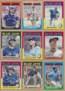 2024 Topps Heritage TORONTO BLUE JAYS Base Team Set of (15) Bichette Varsho - Picture 1 of 2