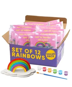 Crafty Happitoys Regenbogen Malset für Kinder 12-teilig - Großpackung Strümpfe & Geburtstag... - Bild 1 von 5
