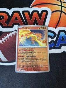 Reverse Holo Moltres 146/165 Rare Scarlet and Violet 151 Pokemon TCG - Picture 1 of 2