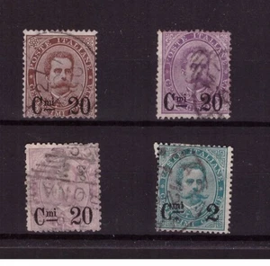 Italia 1890 Recargos Sellos Usados Gato £140 - Imagen 1 de 1