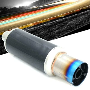Megan MR-MU-MSPECII3 Black M-SpecII Weld-on Muffler Titanium Flat Tip w/Silencer - Picture 1 of 1