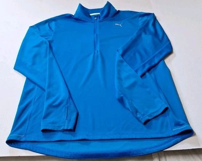 Camisa Puma Cuarto Cremallera Correr Mecha para Sudar Mujer XL Agujeros para Pulgares  Foto 1 de 4