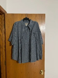 Sonoma Herren Kurzarm Hemd 2XL blau kariert - Bild 1 von 4