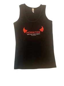 Hornitos Agave Tequilla "Devil Horns Up" schwarzes Damen-Tanktop Größe Medium - Bild 1 von 3