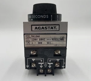 Agastat 7012AK Time Del. Relé con bobina de 120 VCA, 1 - 300 segundos, 120/240 VCA 1/4 HP - Imagen 1 de 6