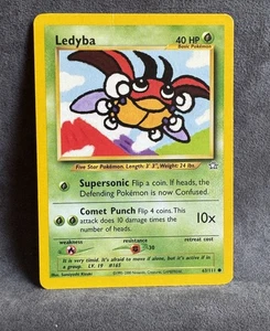 Ledyba 63/111 Neo Genesis Regular Pokemon TCG Lightly Played - Picture 1 of 2