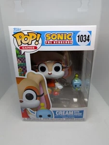 Funko POP! Juegos Sonic The Hedgehog Crema con Cheese Buddy #1034 - Imagen 1 de 8