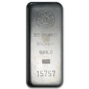 1 kilo Silver Bar - Argor S. A. Chiasso - Picture 1 of 2