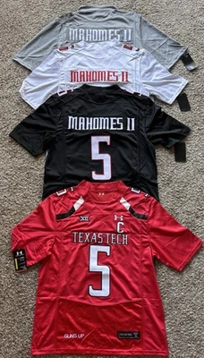 Patrick Mahomes Texas Tech Jersey's! - Image 1 of 4