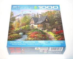Nordic Morning Dominic Davison 1000 Piece Puzzle 2016 Eurographics 19 x 26 - Picture 1 of 3