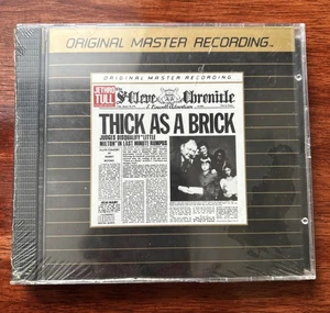 Jethro Tull "Thick as a Brick" MFSL CD Mobile Fidelity Sound Lab Factory Sealed! - Picture 1 of 4
