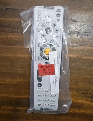 Direct TV remote control r/c new UNused RF-XMP RC66RX R,H H/R & ABOVE (20) - Image 1 of 4