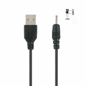 USB Male to 2.0* 0.6mm Connector for Nokia phone 5V DC Charger Power Cable Cord - Picture 1 of 1