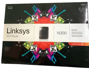 Linksys Wi-Fi Router N300 Model No. E1200-NP New Boxed - Picture 1 of 6