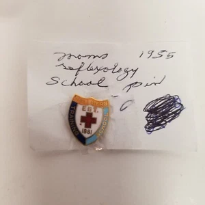 Vintage 1950s Kellberg Training School Est. 1881 Pin, Reflexology School - Picture 1 of 4